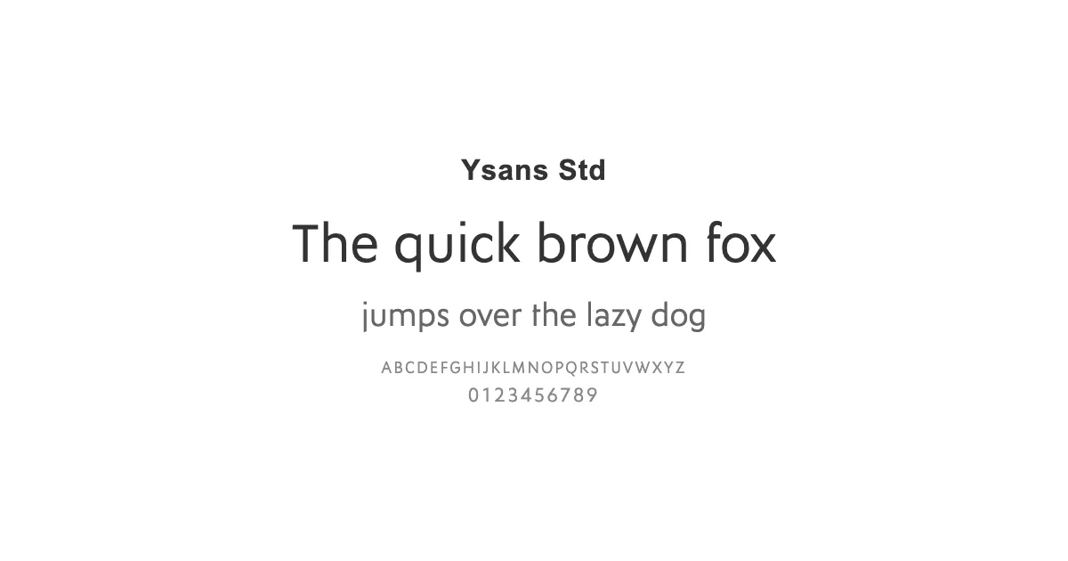 Ysans Stdのサムネイル画像