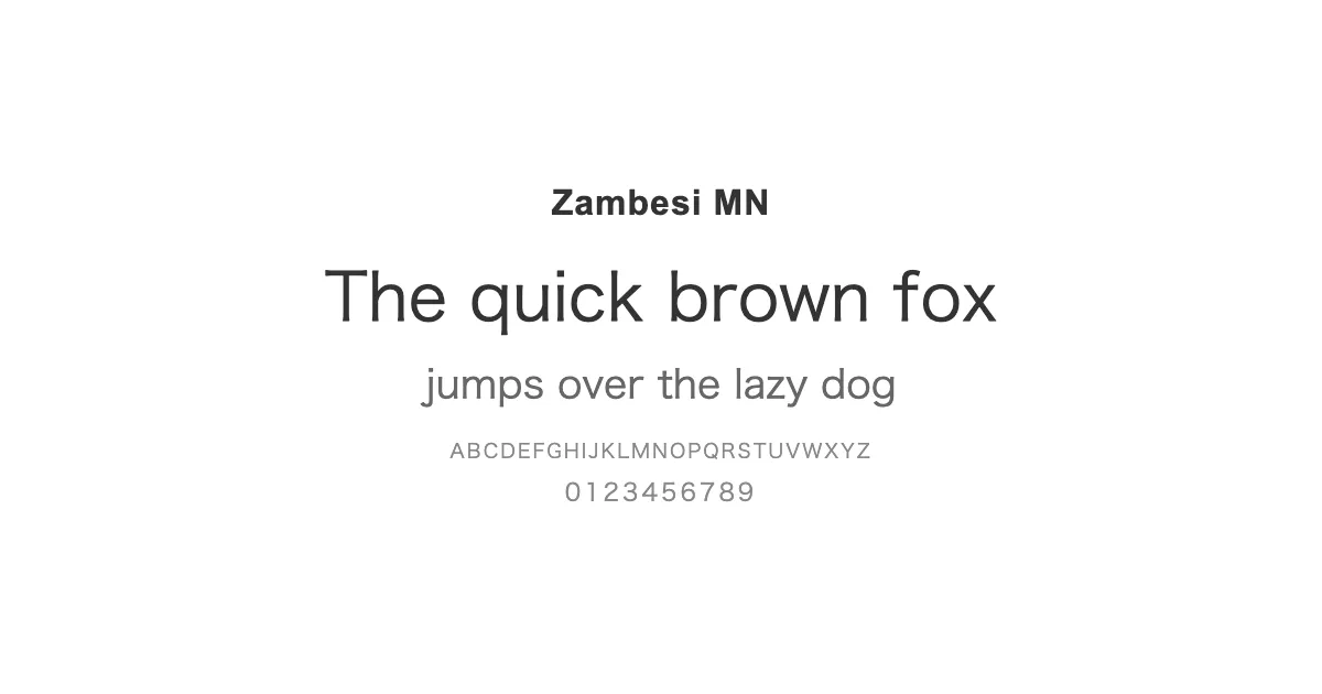 Zambesi MNのサムネイル画像