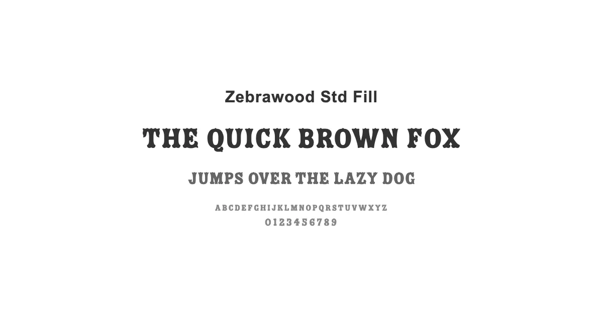 Zebrawood Std Fillのサムネイル画像