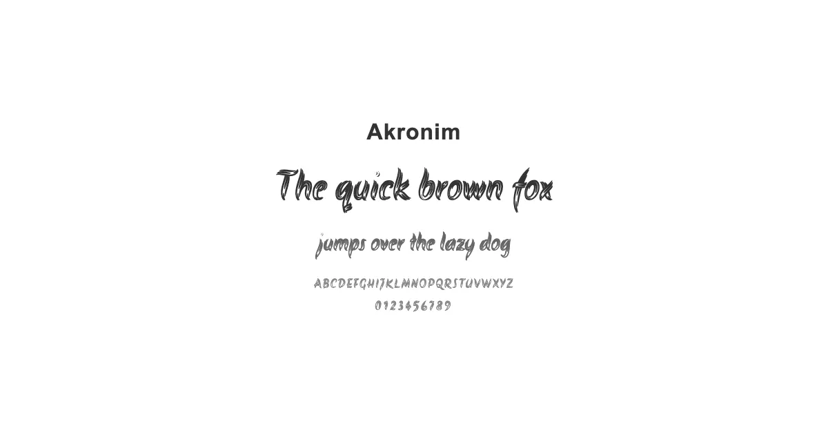 Akronimのサムネイル画像