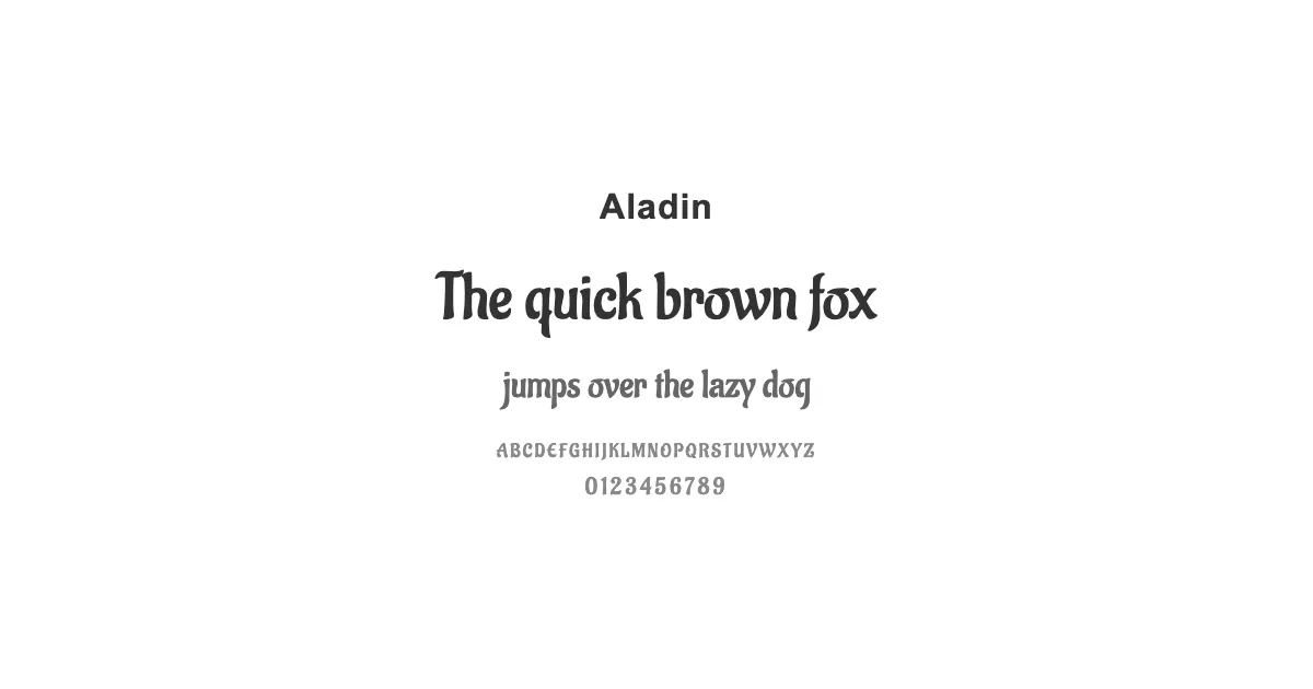 Aladinのサムネイル画像