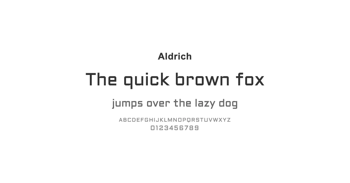 Aldrichのサムネイル画像