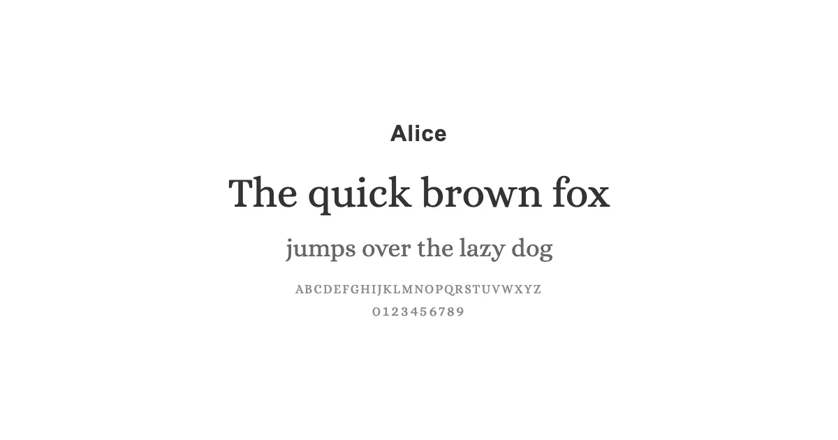 Aliceのサムネイル画像