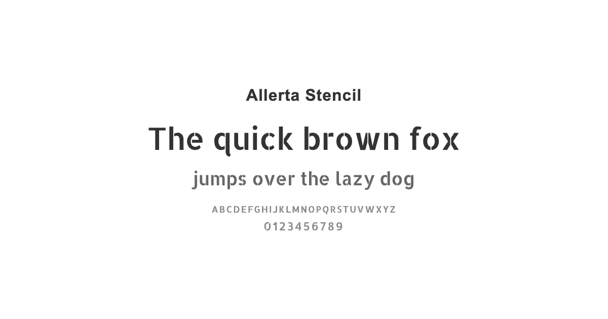 Allerta Stencilのサムネイル画像