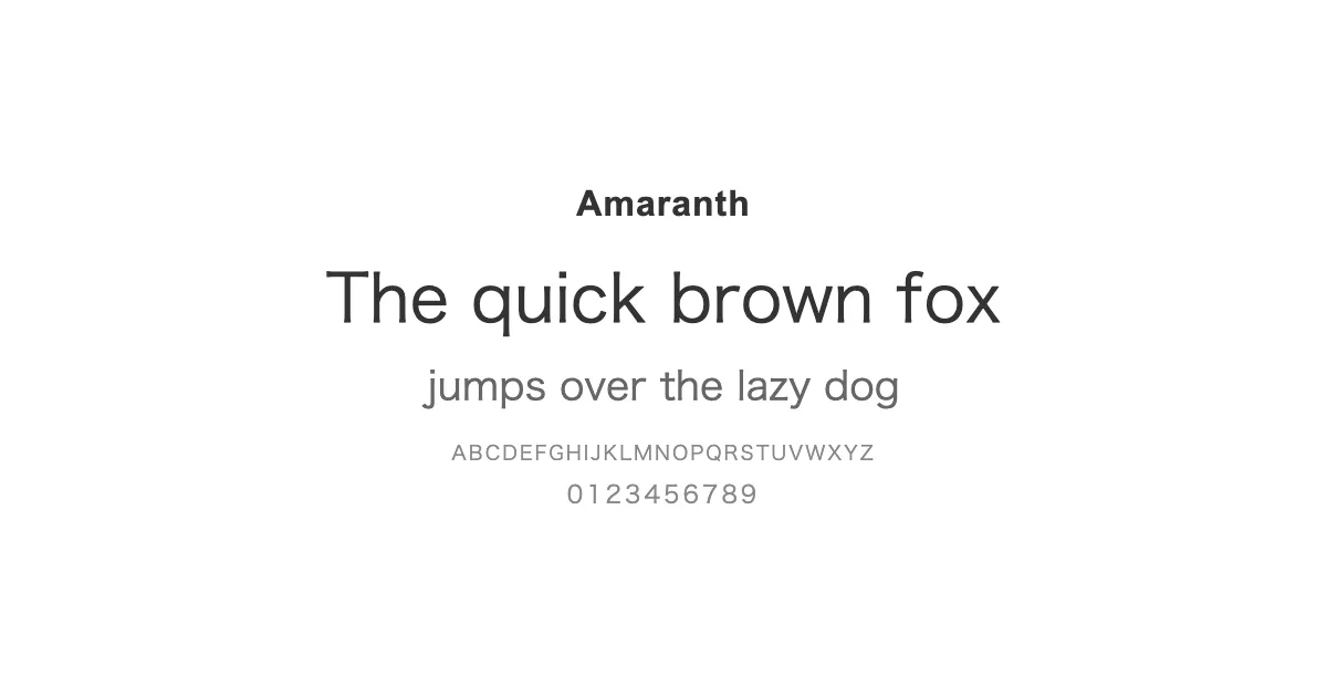 Amaranthのサムネイル画像
