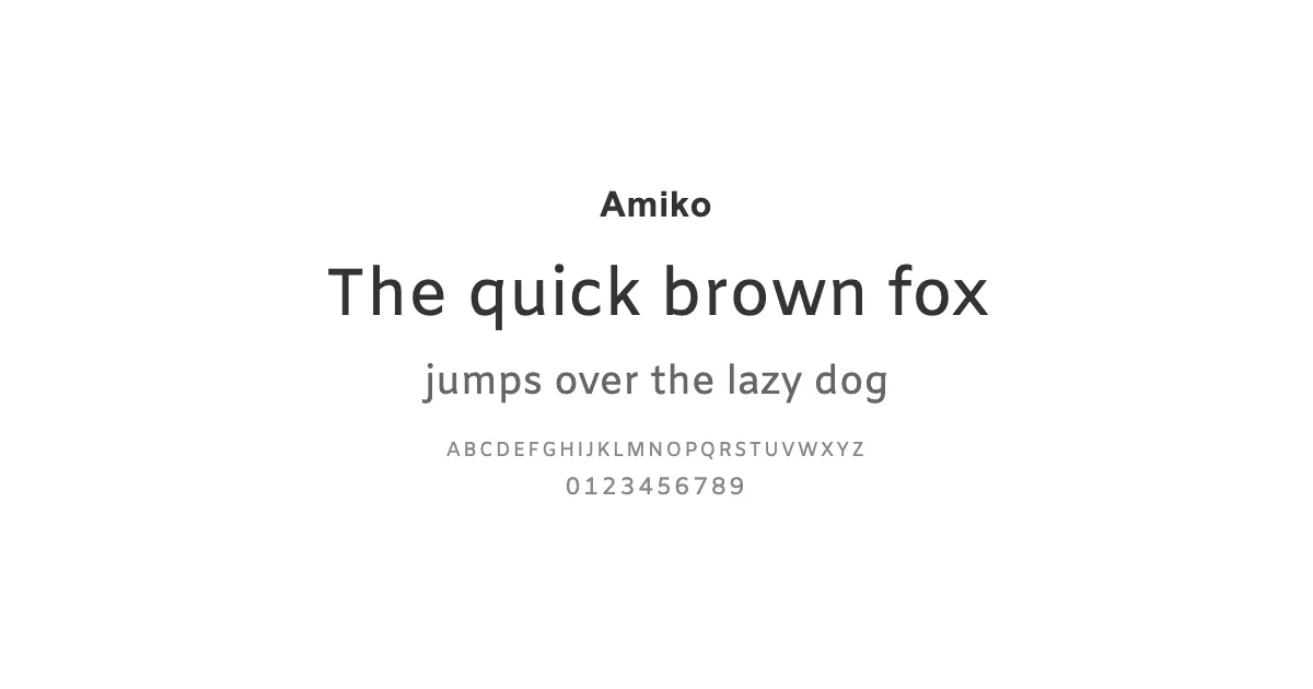 Amikoのサムネイル画像