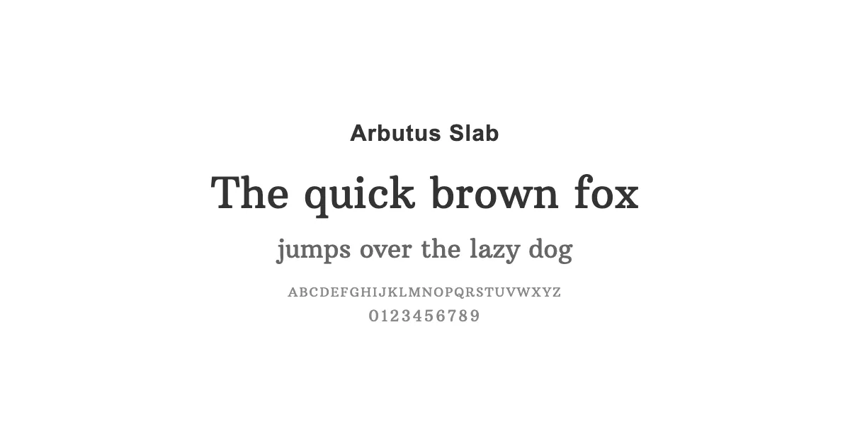 Arbutus Slabのサムネイル画像