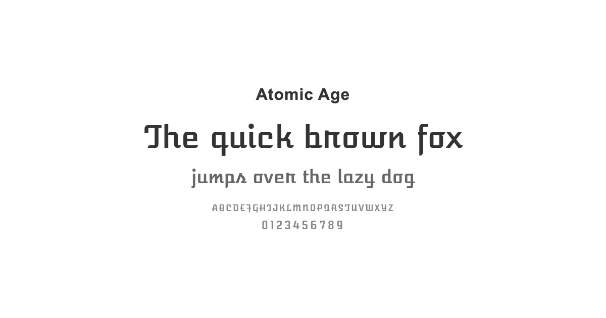 Atomic Ageのサムネイル画像