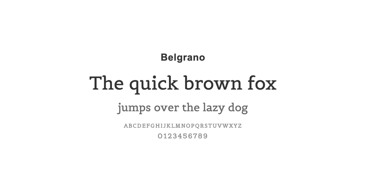 Belgranoのサムネイル画像