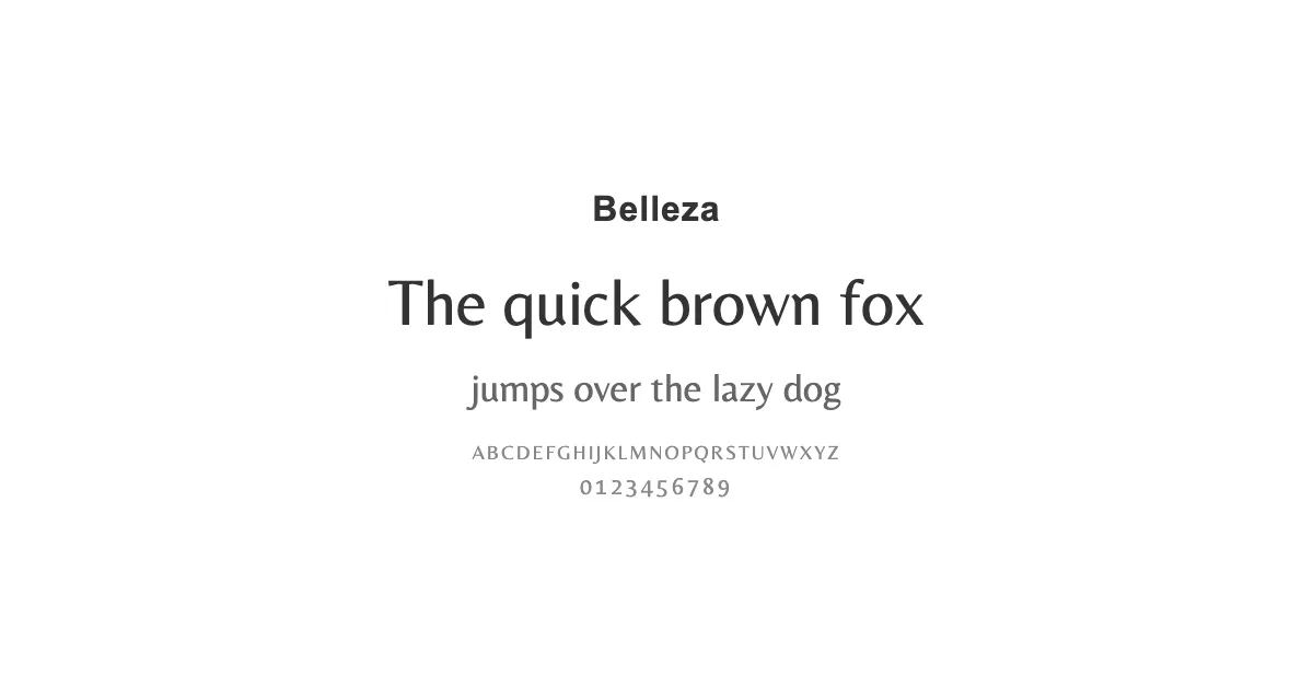Bellezaのサムネイル画像