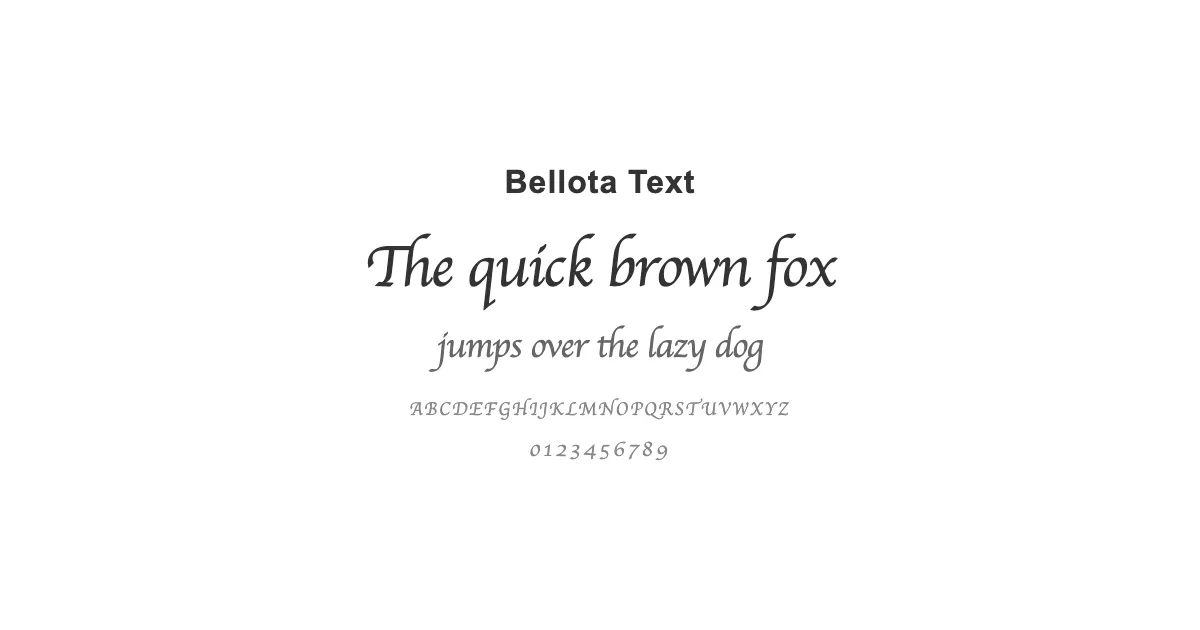 Bellota Textのサムネイル画像
