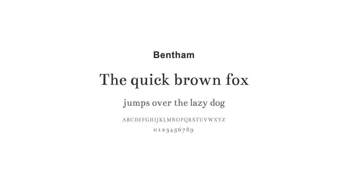 Benthamのサムネイル画像