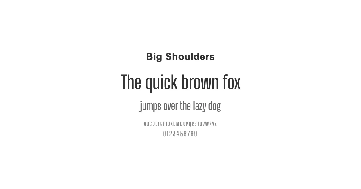 Big Shouldersのサムネイル画像