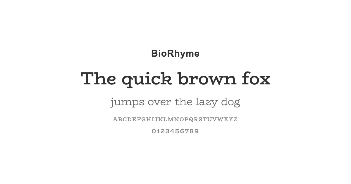 BioRhymeのサムネイル画像