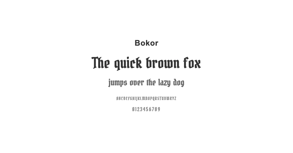 Bokorのサムネイル画像