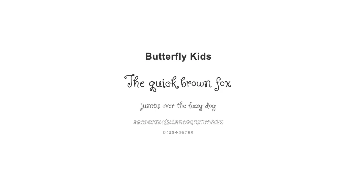 Butterfly Kidsのサムネイル画像