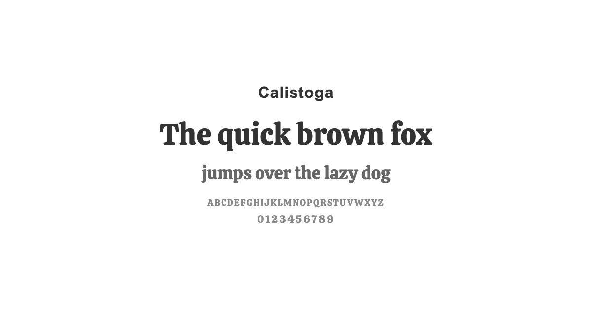 Calistogaのサムネイル画像