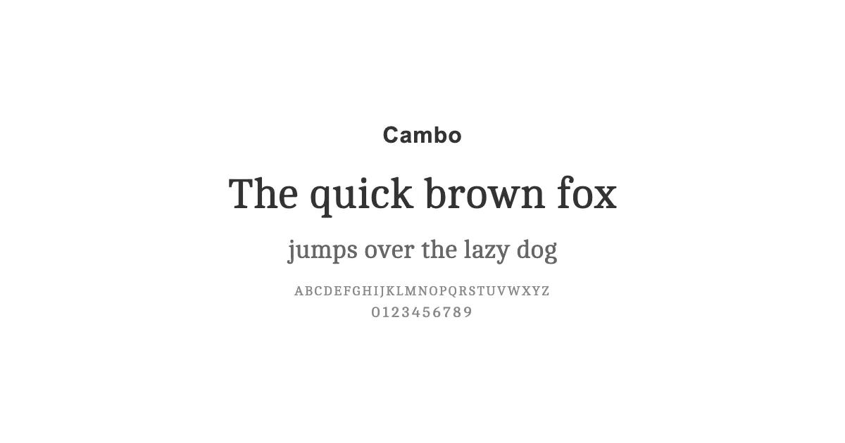 Camboのサムネイル画像