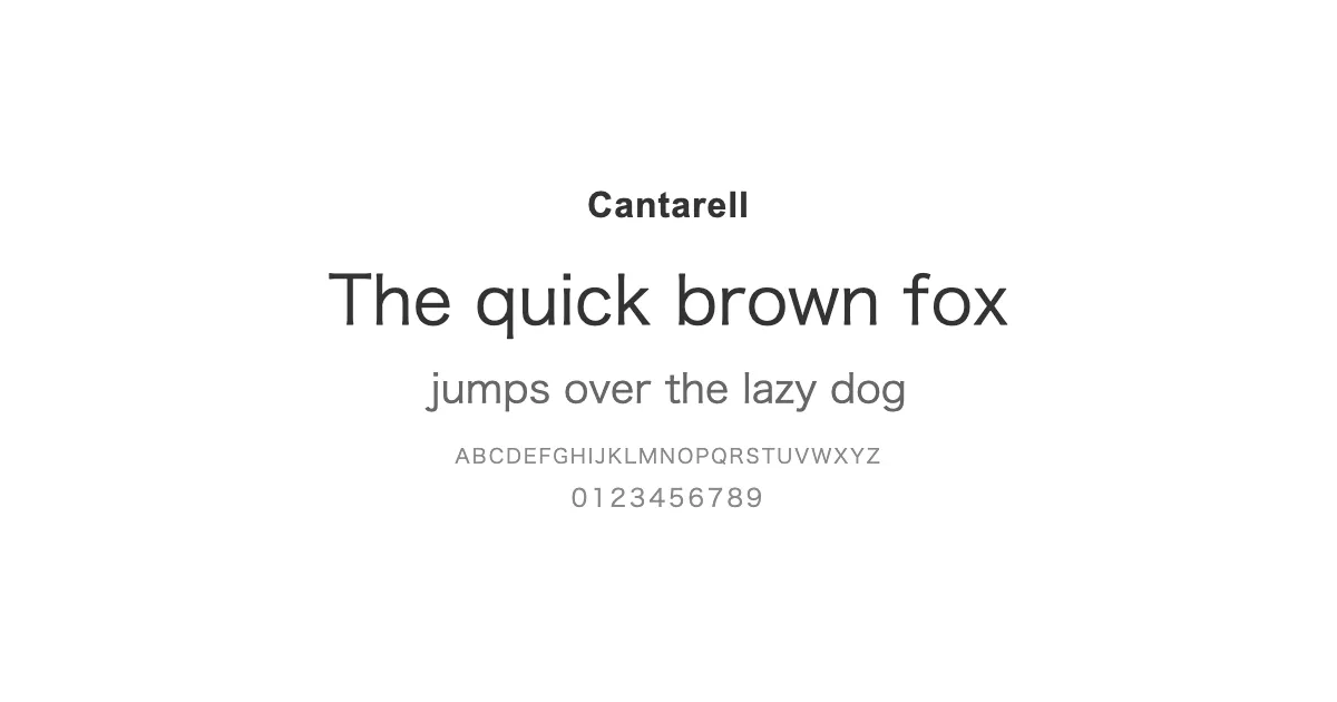 Cantarellのサムネイル画像