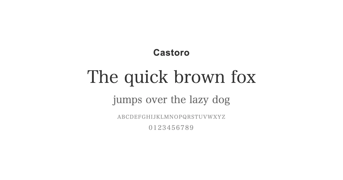 Castoroのサムネイル画像