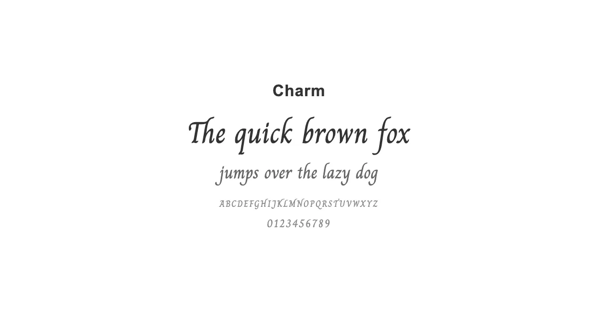 Charmのサムネイル画像