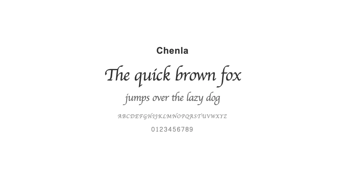Chenlaのサムネイル画像