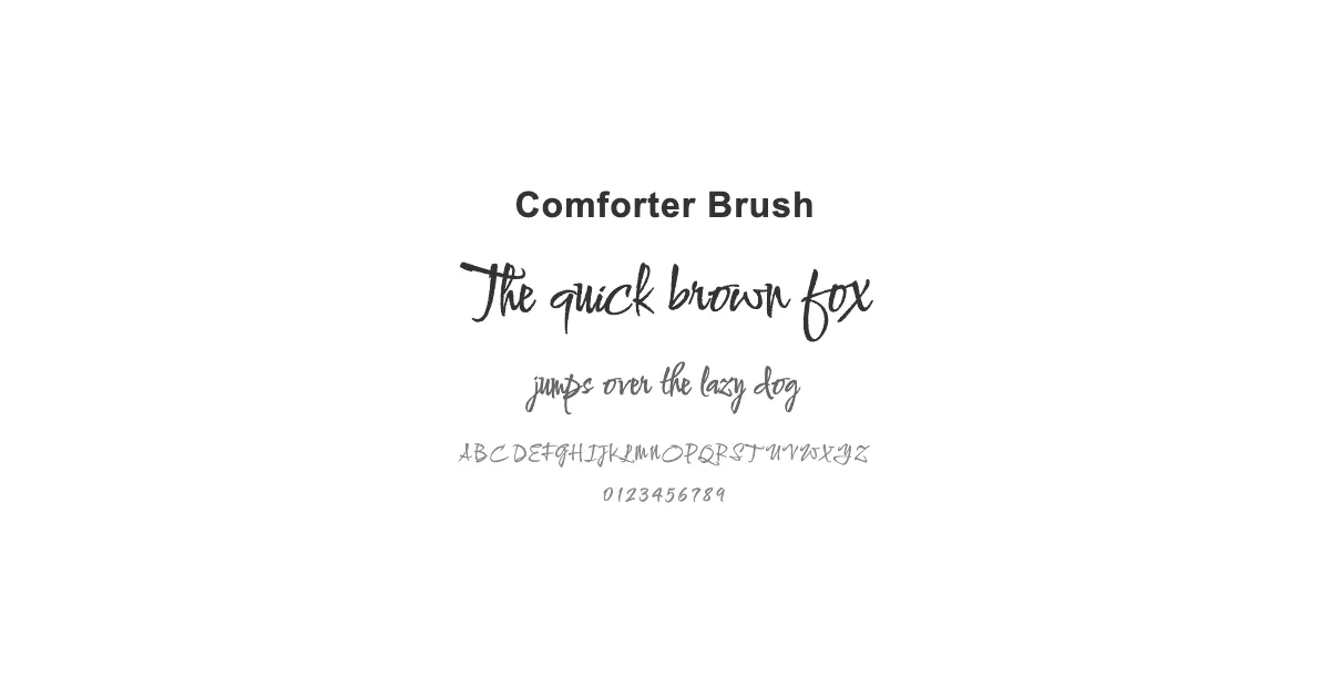 Comforter Brushのサムネイル画像
