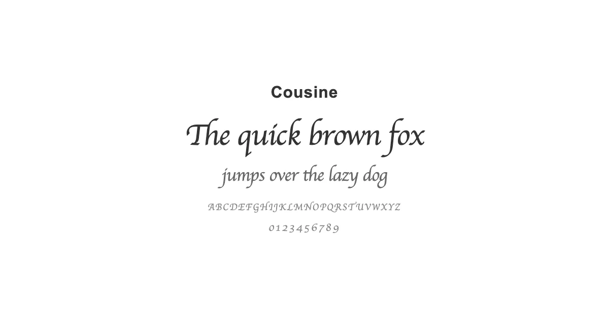 Cousineのサムネイル画像