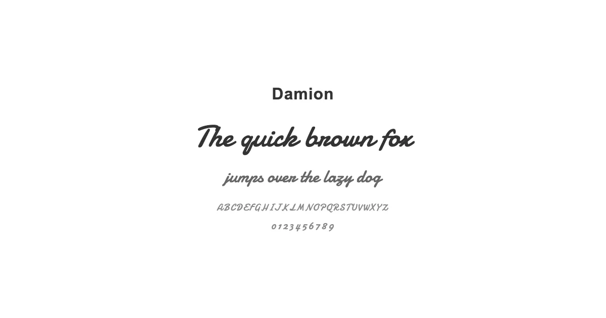Damionのサムネイル画像
