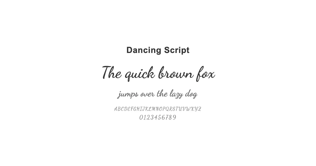 Dancing Scriptのサムネイル画像