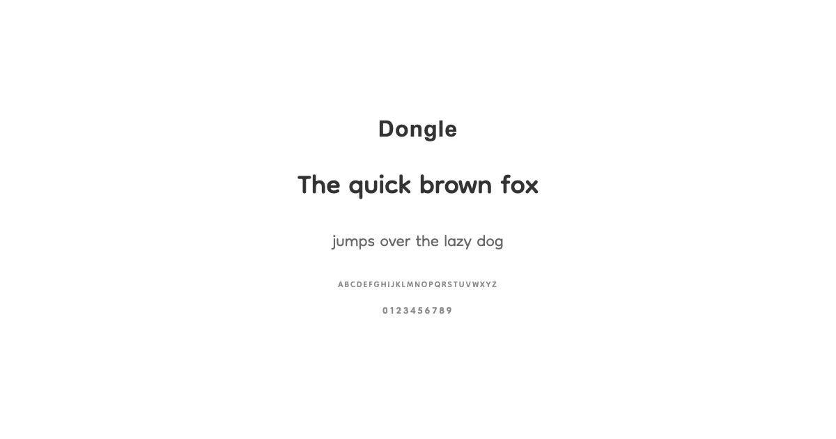 Dongleのサムネイル画像
