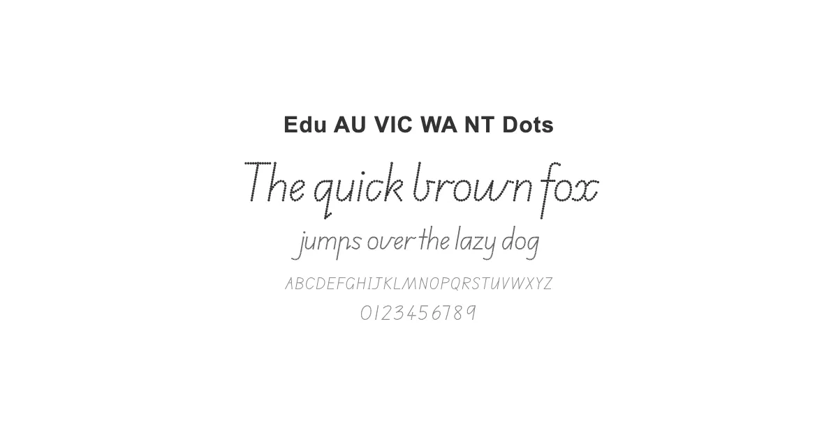 Edu AU VIC WA NT Dotsのサムネイル画像