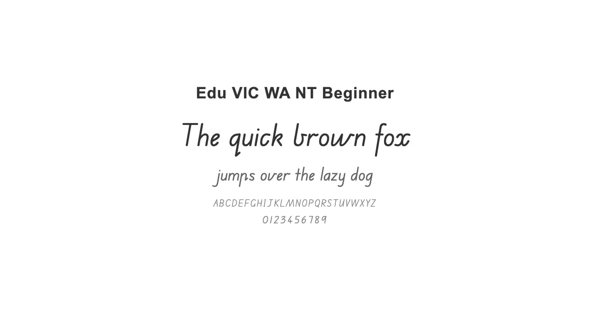 Edu VIC WA NT Beginnerのサムネイル画像
