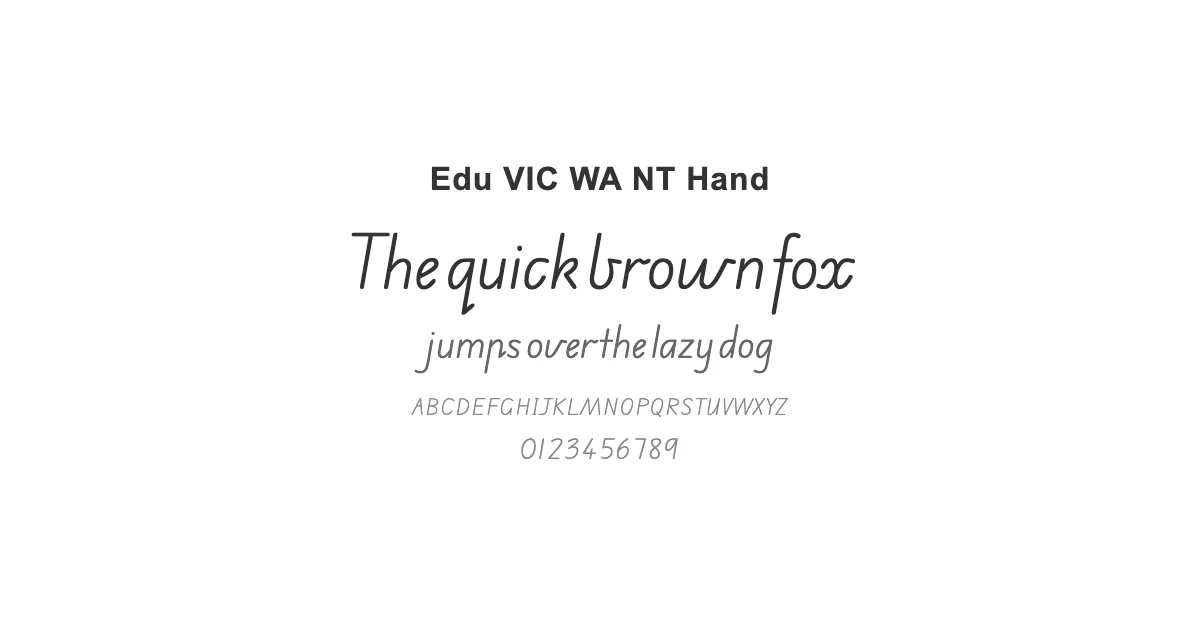 Edu VIC WA NT Handのサムネイル画像