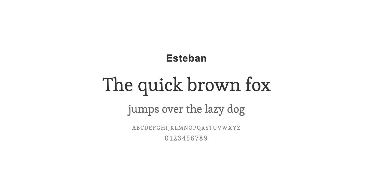 Estebanのサムネイル画像