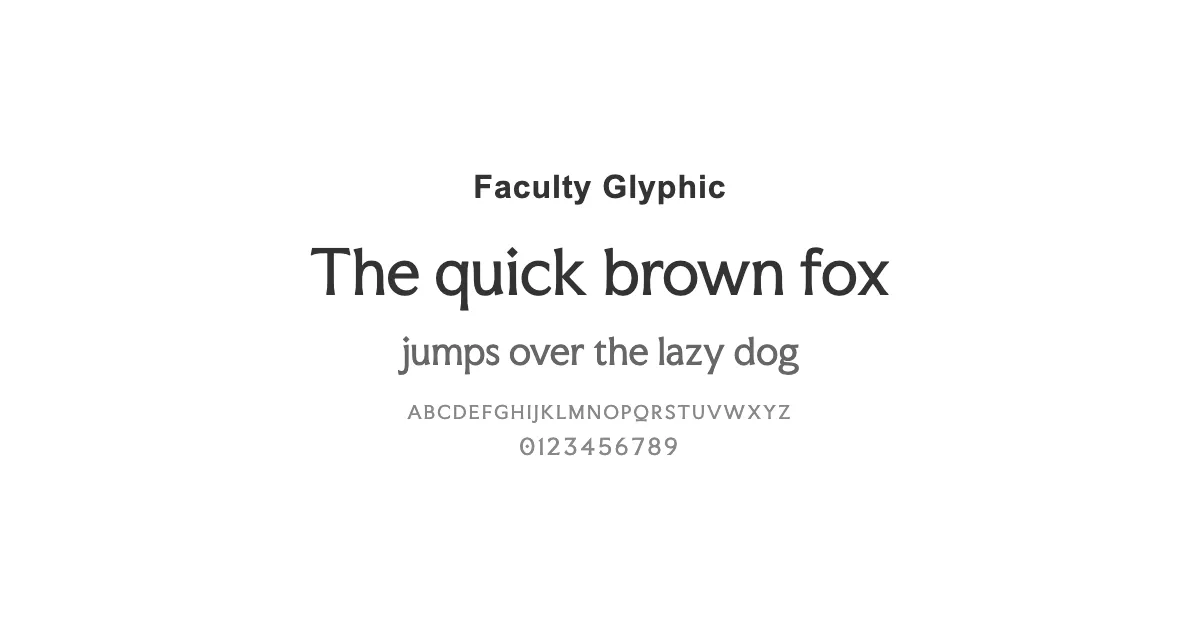 Faculty Glyphicのサムネイル画像