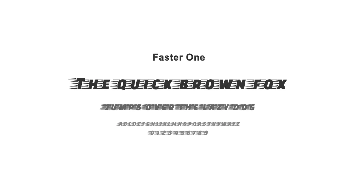 Faster Oneのサムネイル画像