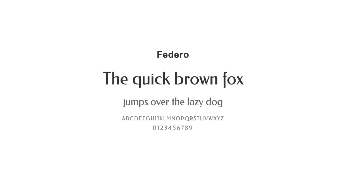 Federoのサムネイル画像