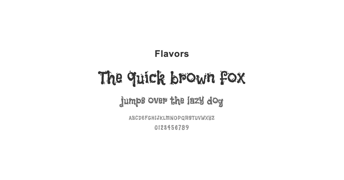 Flavorsのサムネイル画像