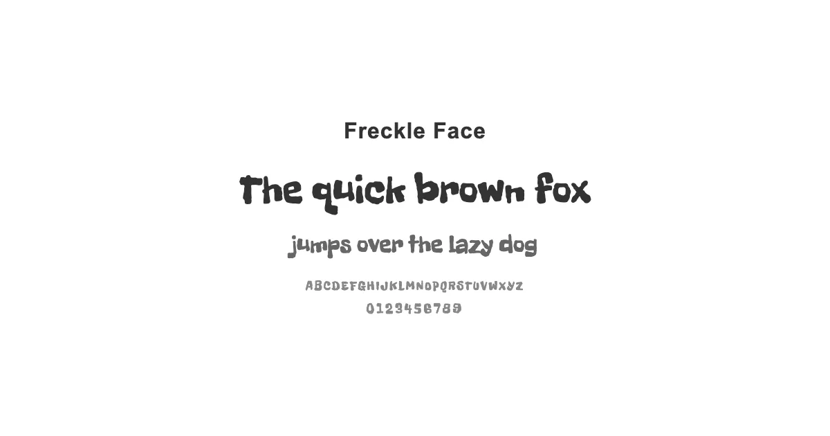 Freckle Faceのサムネイル画像