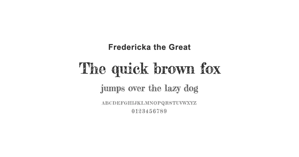 Fredericka the Greatのサムネイル画像