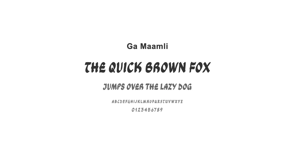 Ga Maamliのサムネイル画像