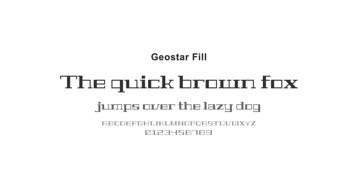 Geostar Fillのサムネイル画像