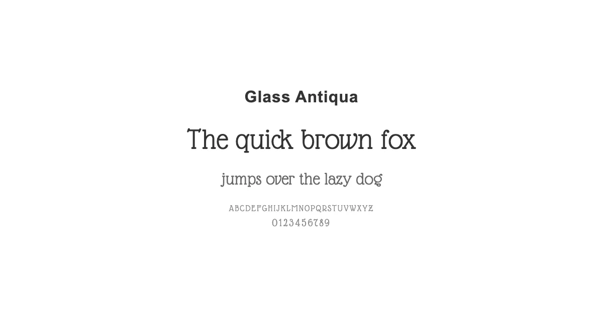 Glass Antiquaのサムネイル画像