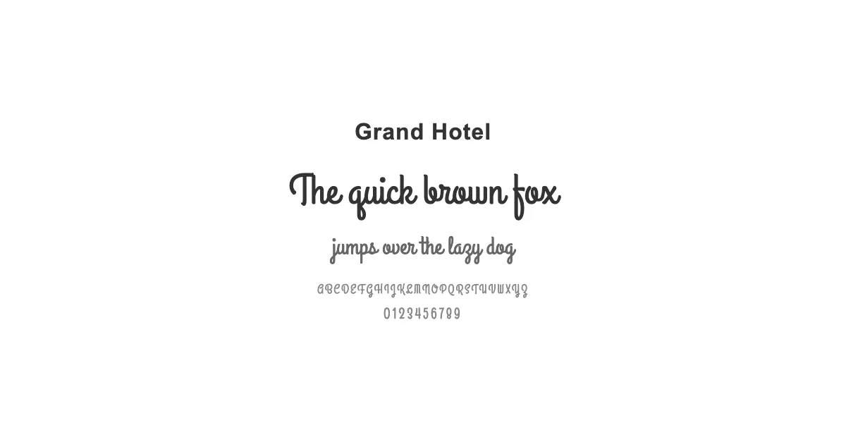 Grand Hotelのサムネイル画像