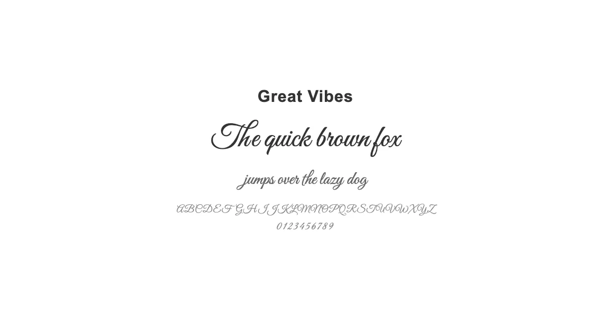 Great Vibesのサムネイル画像