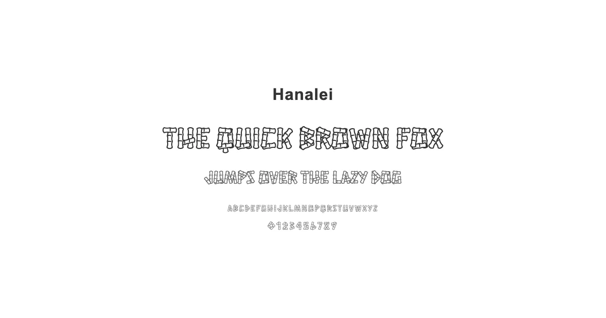 Hanaleiのサムネイル画像