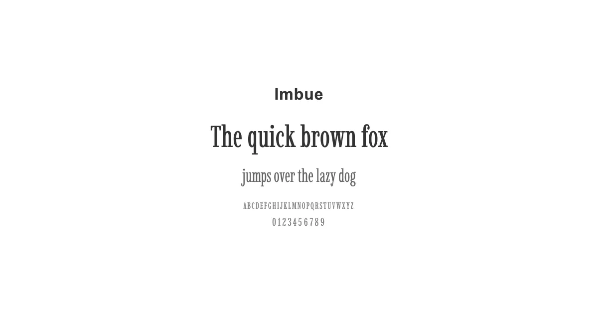 Imbueのサムネイル画像