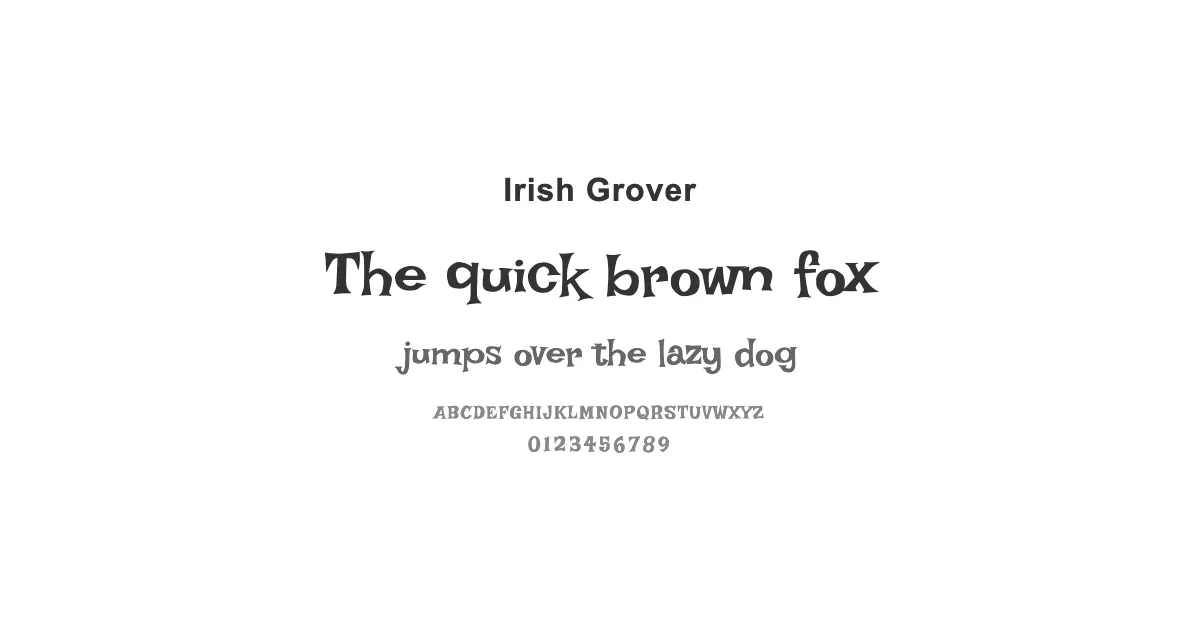 Irish Groverのサムネイル画像