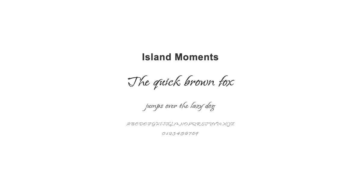 Island Momentsのサムネイル画像